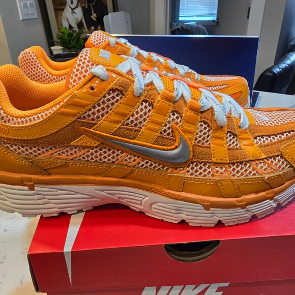 Size 10 - Men Nike P-6000 Premium Kumquat/Metallic Silver HQ3641-886 NEW - Picture 4 of 13